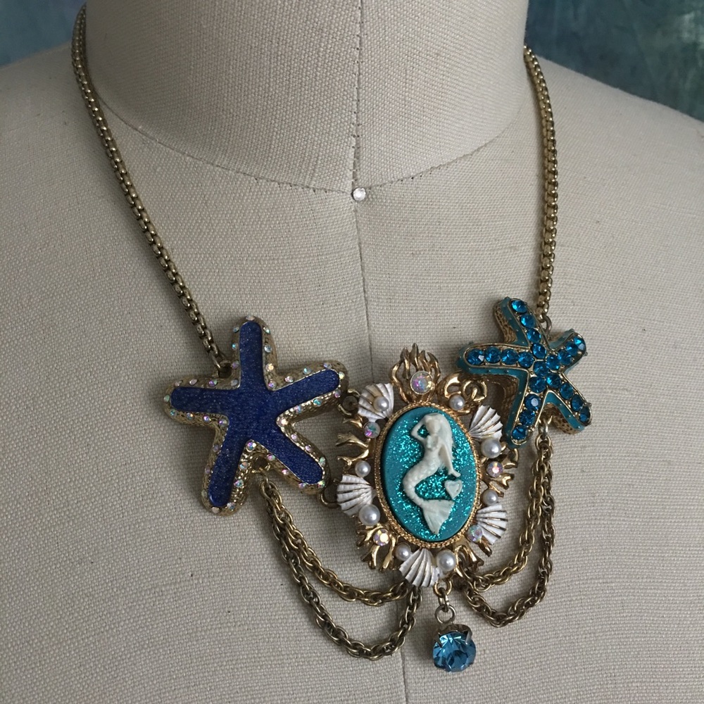 Betsey Johnson Mermaid Necklace